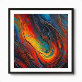 Abstract Painting 3 Art Print