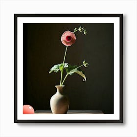 Flower In A Vase Art Print