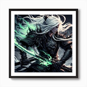 Dragon Warrior First Kata Art Print