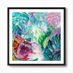 Tropical Laef Art Print