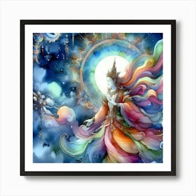 Chinese Buddha Art Print