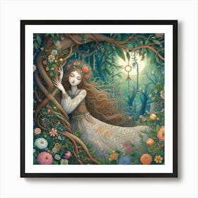 Fairytale Forest 1 Art Print