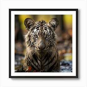 Tiger In The Forest Art Print