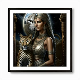 Egyptian Goddess 8 Art Print