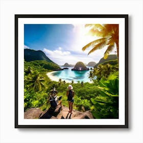 Travel Relaxation Adventure Beach Exploration Leisure Tropical Getaway Scenic Sightseeing (9) Art Print