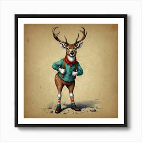 Deer! 9 Art Print