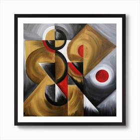 Abstract Painting Cubismo Abstract 10 Art Print