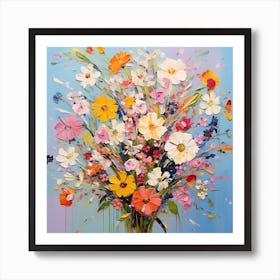 Flowers In A Vase 6 Art Print