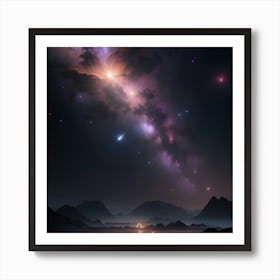 Galaxy In The Sky Art Print