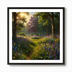 Forest Path 2 Art Print