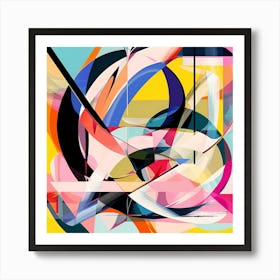 Abstract Shapes Art Print Art Print