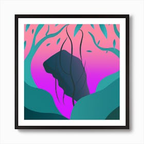 Forest Sky Art Print