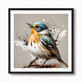 Warm oil colours for a Bird, Bird Painting, Oil Painting, Bird Art, Wildlife Art, Avian Art, Nature Painting, Birds Of Prey, Feathered Friends, Colorful Birds, BirdsIn Art, Avian Beauty Fine Art Print Bird Lovers, Animal Art, Birdwatching, Realistic oil painting of a colorful bird, Detailed avian artwork on canvas, Exquisite bird portrait in oil, Fine art print of bird in natural habitat, Oil painting of migratory birds, Feathered friends in oil on canvas, Unique bird art for home decor, Birdwatcher's delight in oil, Vibrant bird plumage in oil paint, Avian beauty captured in oil. Art Print