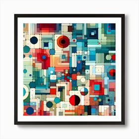 Pool Tiles Art Print