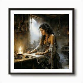 Witch Art Print