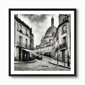 Paris Street Scene 3 Art Print