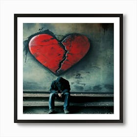 Heart Broken Art Print