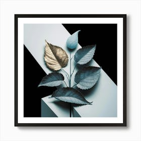 Abstract Leaves 1 Art Print