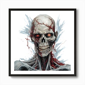 Skeleton Art Print