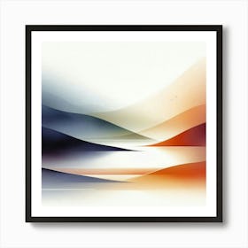 Abstract Landscape 1 Art Print