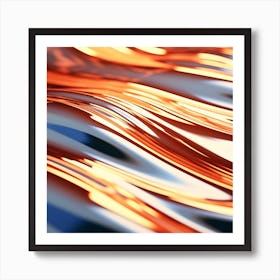 Abstract Water Ripples Art Print