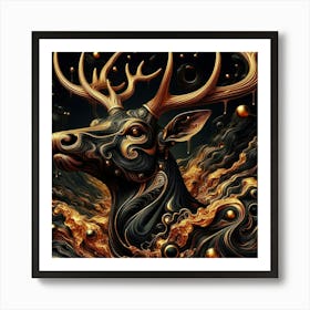 Deer Art 2 Art Print