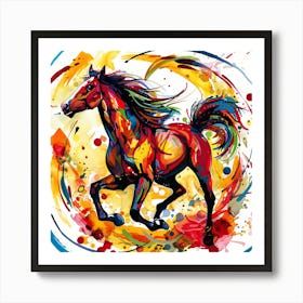 Horse Painting 1 Art Print