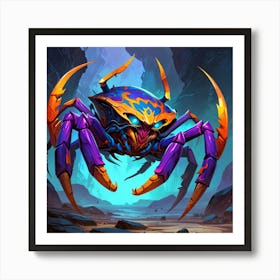 Spider In The Cave 1 Art Print