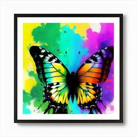 Colorful Butterfly 107 Art Print