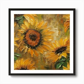 Flower of Sunflowers 2 Art Print