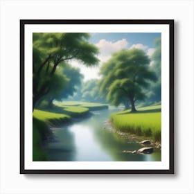 Landscape Painting 189 Art Print