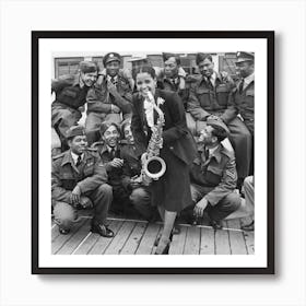 Mona Baptiste Playing For The Empire Windrush, 1948 Art Print