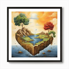 Heart Of The World Art Print