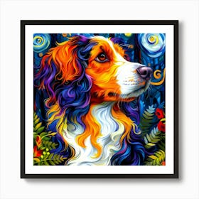 Puppy Zen - Collie Colors Art Print