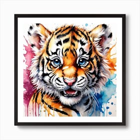 Tiger Cub Art Print