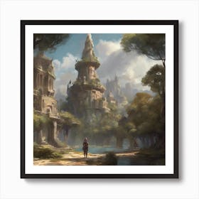 Fantasy Painting 28 Art Print