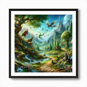 Fairytale Forest 53 Art Print