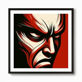 Face Of A Demon Art Print