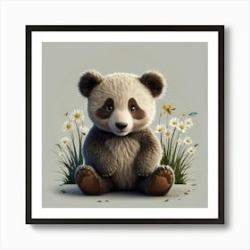 Panda Bear 1 Art Print