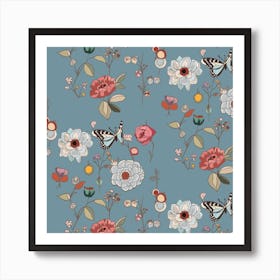 Flora And Fauna Art Print