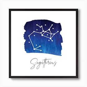 Sagittarius Zodiac Art Print