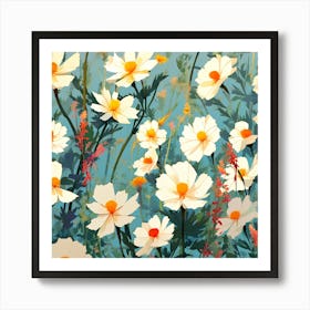 Cosmos Flower Art Print