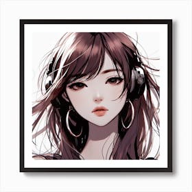 Anime Girl (35) Art Print