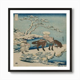 Snow Scene Art Print