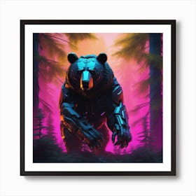 Bear In The Forest 22 Art Print