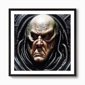 Alien Head Art Print