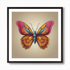 Butterfly - Butterfly Stock Videos & Royalty-Free Footage 3 Art Print