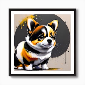 Corgi 2 Art Print