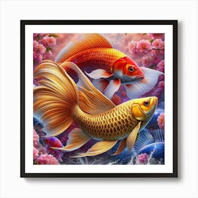 Koi Fish 6 Art Print