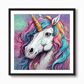 Unicorn Painting Art Print